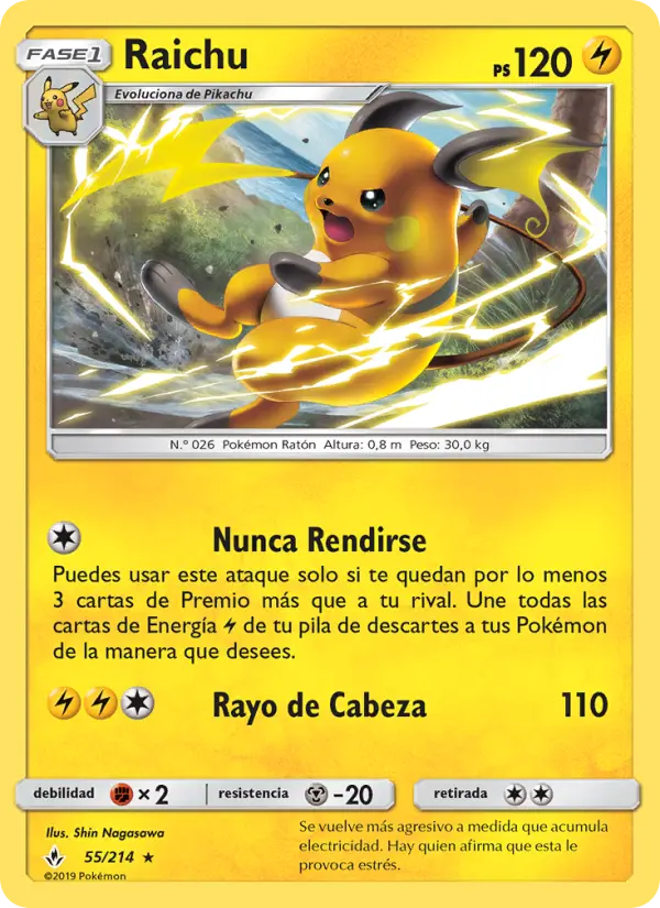 Raichu, Vínculos Indestructibles Nº 55