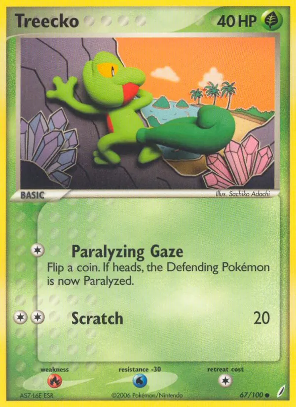 Treecko, Crystal Guardians No. 67