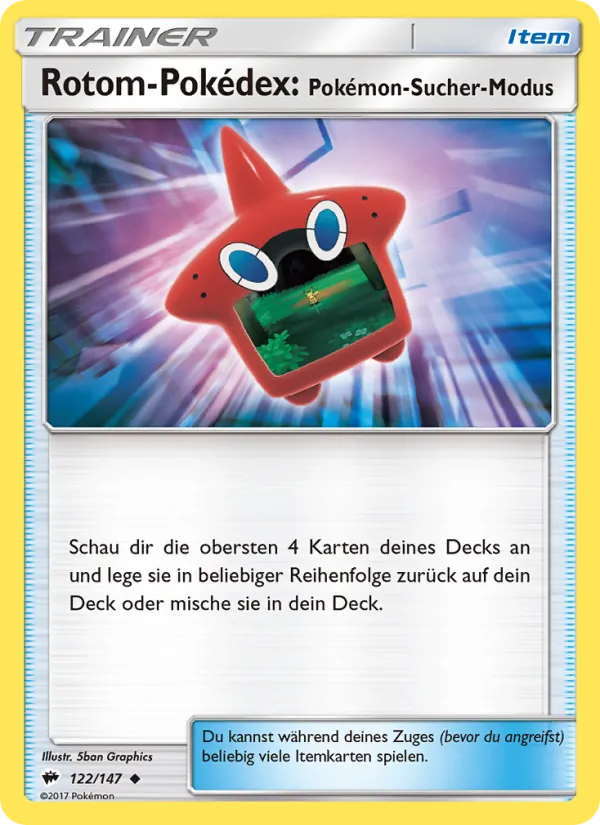 Rotom-Pokédex: Pokémon-Sucher-Modus, Nacht in Flammen Nº 122