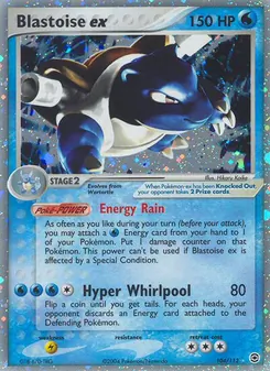 Blastoise ex, FireRed & LeafGreen No. 104 Normal