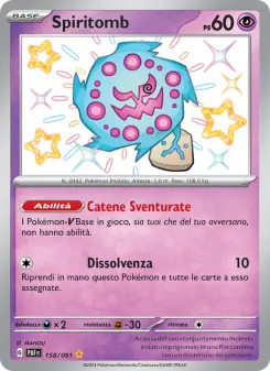 Spiritomb, Destino di Paldea Nº 158 Holo