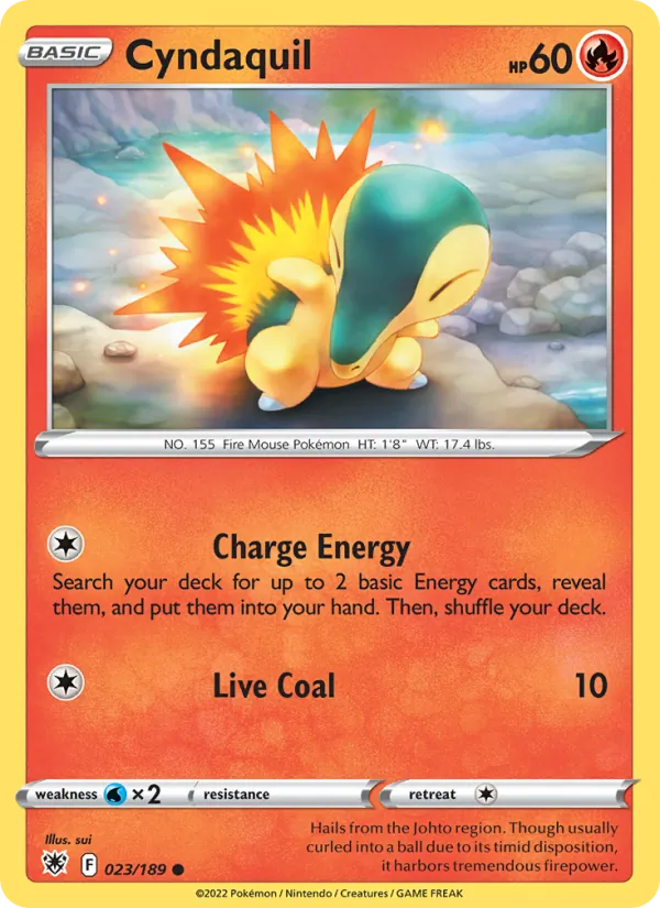 Cyndaquil, Astral Radiance No. 023
