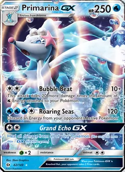 Primarina GX, Sun & Moon Nº 42 Normal
