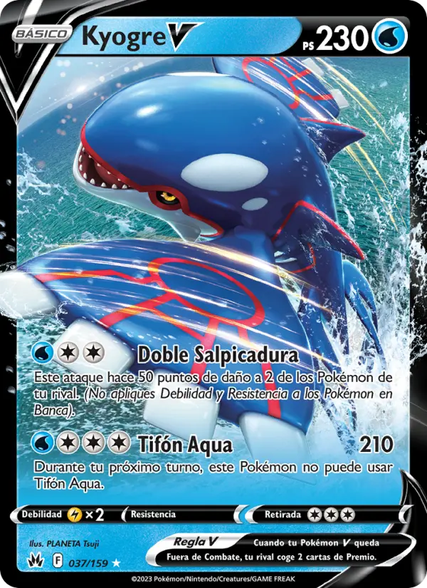 Kyogre V, Cenit Supremo No. 037