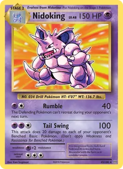 Nidoking, Evolutions Nº 45 Normal