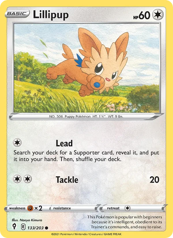 Lillipup, Evolving Skies No. 133