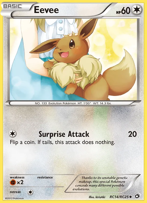 Eevee, Legendary Treasures No. RC14