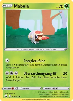 Mabula, Fusions Angriff No. 18 Normal
