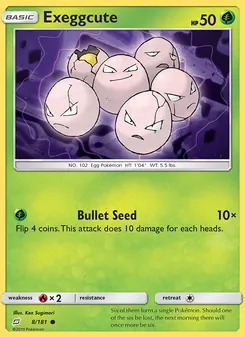 Exeggcute, Team Up No. 8 Normal