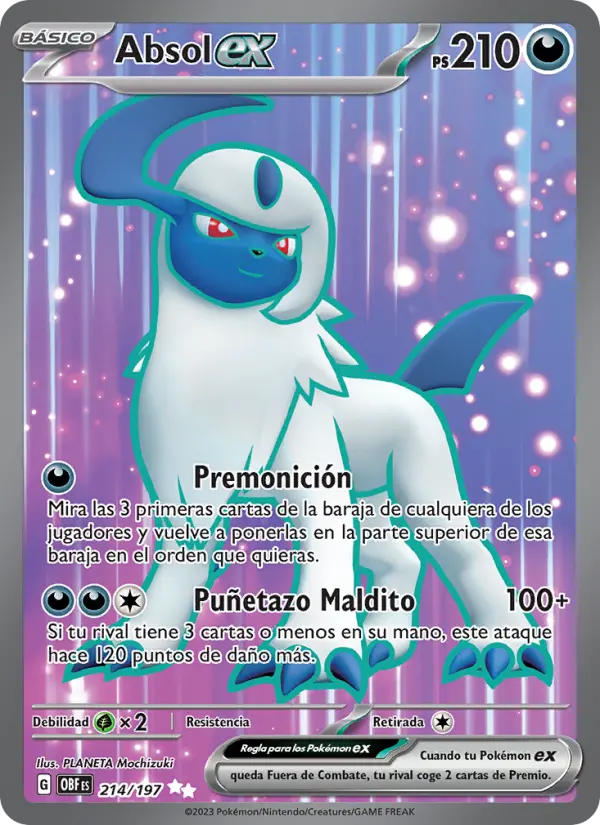 Absol ex, Llamas Obsidianas No. 214