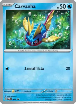 Carvanha, SVP Black Star Promos Nº 093 Holo