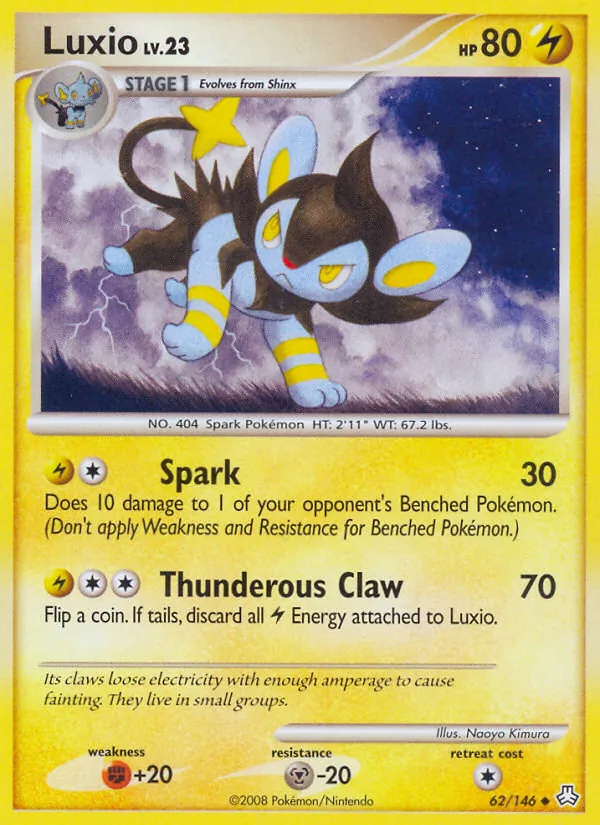 Luxio, Legends Awakened Nº 62