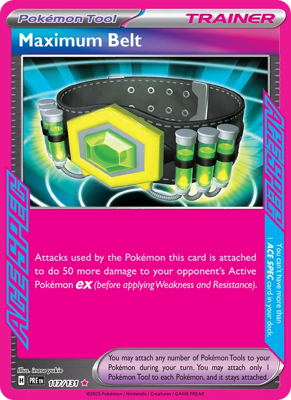 Maximum Belt, Prismatic Evolutions No. 117