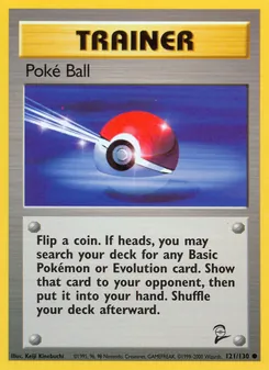 Poké Ball, Base Set 2 Nº 121 Normal