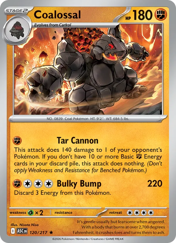 Coalossal, Ascended Heroes No. 120
