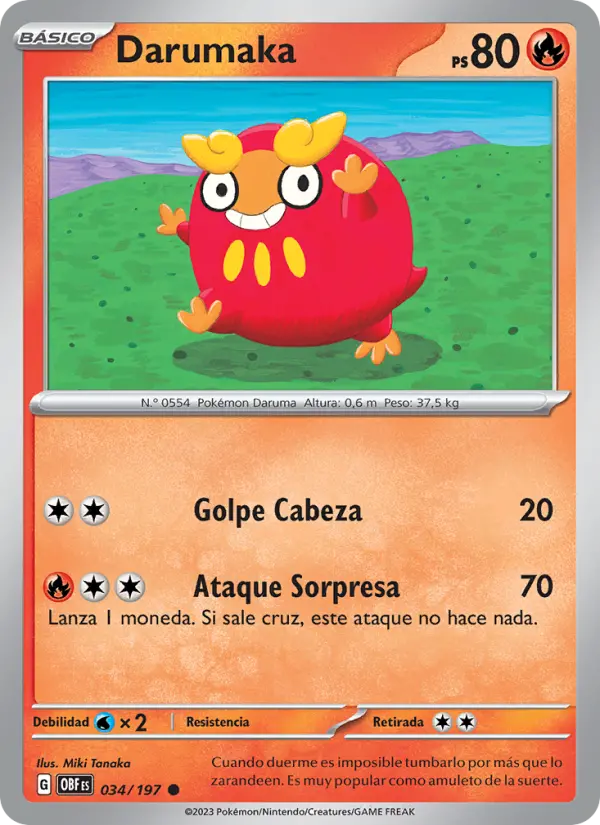 Darumaka, Llamas Obsidianas No. 034