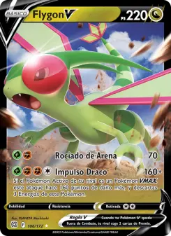 Flygon V, Astros Brillantes No. 106 Holo
