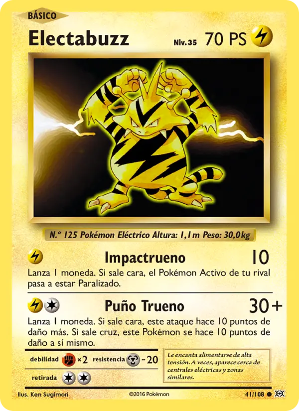 Electabuzz, Evoluciones Nº 41
