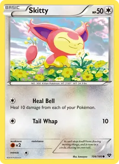 Skitty, XY No. 104 Normal