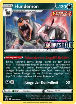 Hundemon, SCSC Promokarten No. SWSH090 Holo
