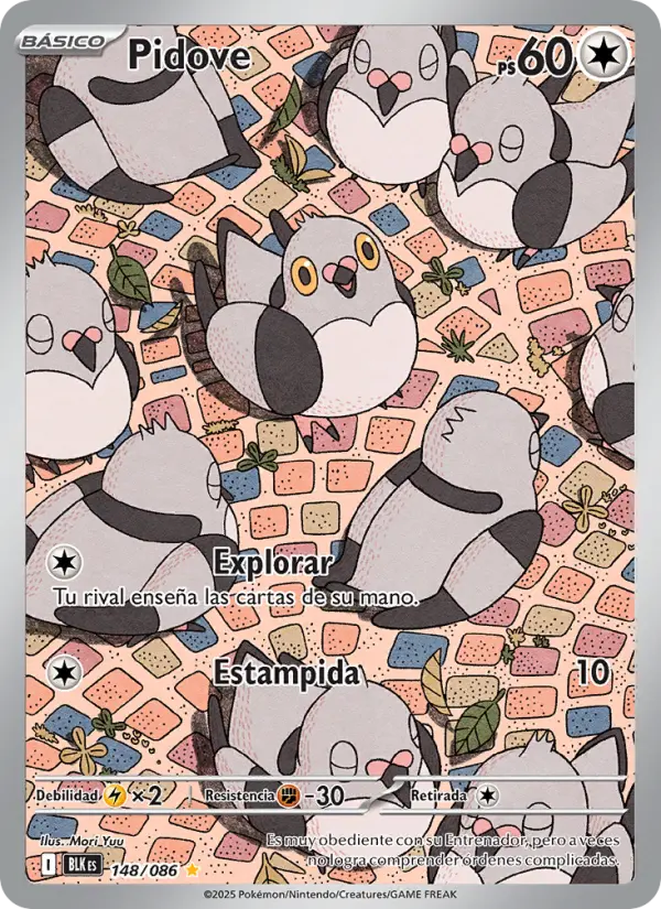 Pidove, Fulgor Negro Nº 148