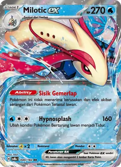 Milotic ex, Kilat Rasi No. 040 Normal