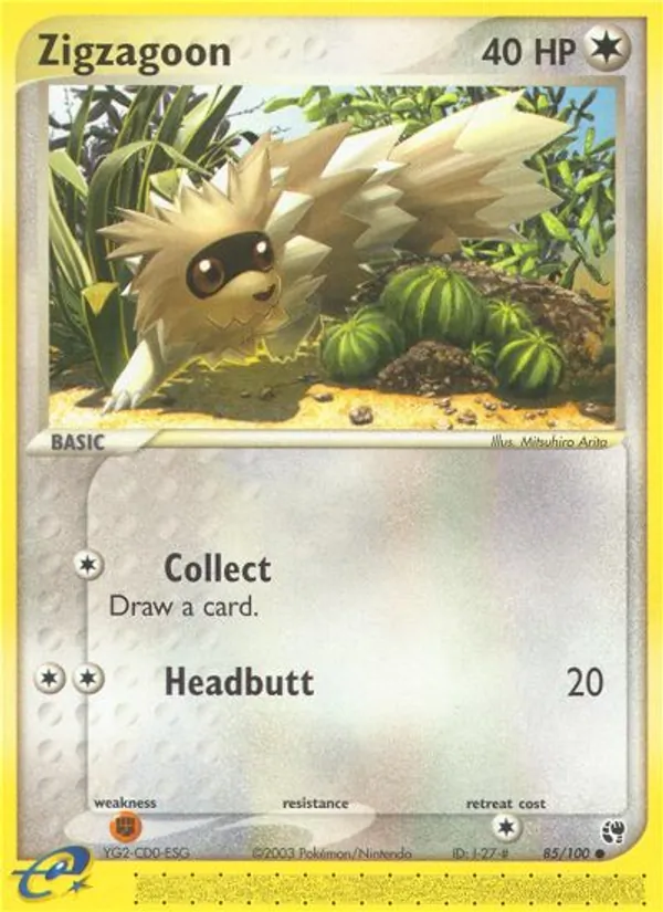 Zigzagoon, Sandstorm Nº 85