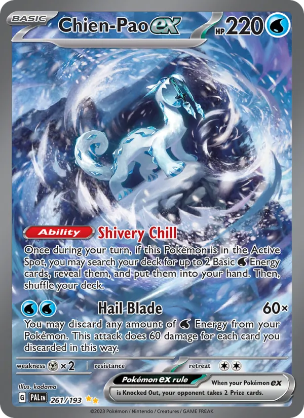 Chien-Pao ex, Paldea Evolved No. 261