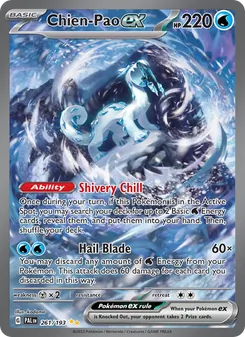 Chien-Pao ex, Paldea Evolved No. 261 Holo