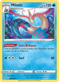 Milotic, Oscuridad Incandescente No. 39 Holo
