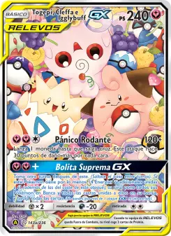 Togepi, Cleffa e Igglybuff GX, Eclipse Cósmico Nº 143 Normal