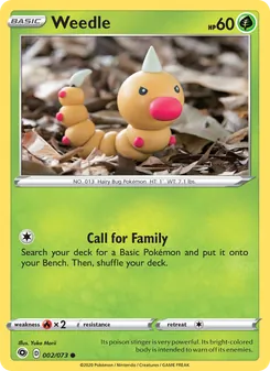 Weedle, Champion's Path No. 2