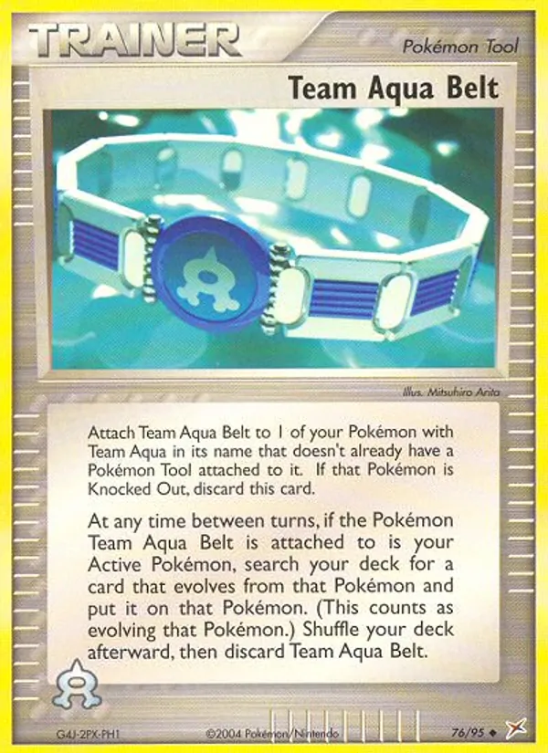 Team Aqua Belt, Team Magma vs Team Aqua No. 76