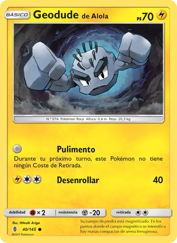 Geodude de Alola, Albor de Guadianes Nº 40