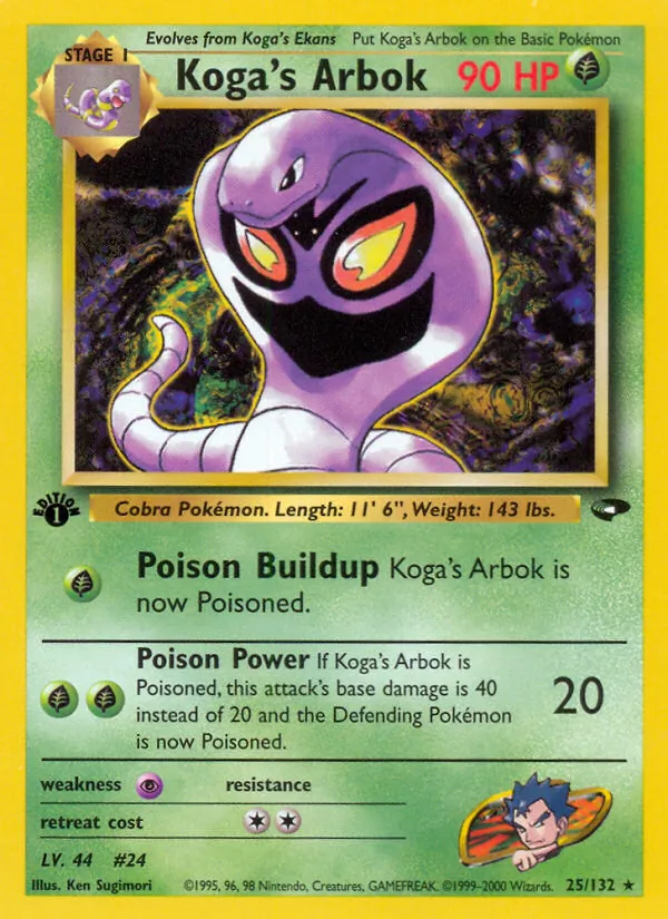 Koga's Arbok, Gym Challenge Nº 25