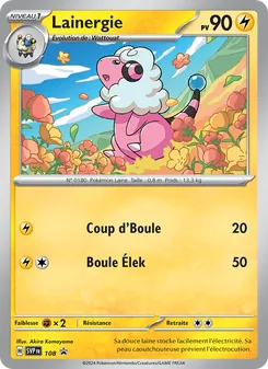 Lainergie, SVP Black Star Promos Nº 108 Normal