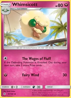 Whimsicott, Guardians Rising No. 91 Normal