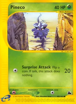 Pineco, Skyridge Nº 85 Normal