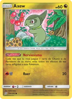 Axew, Mentes Unidas No. 154 Normal