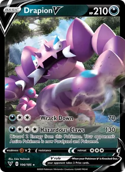 Drapion V, Vivid Voltage No. 106 Holo