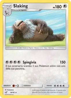 Slaking, Detective Pikachu No. 18 Normal