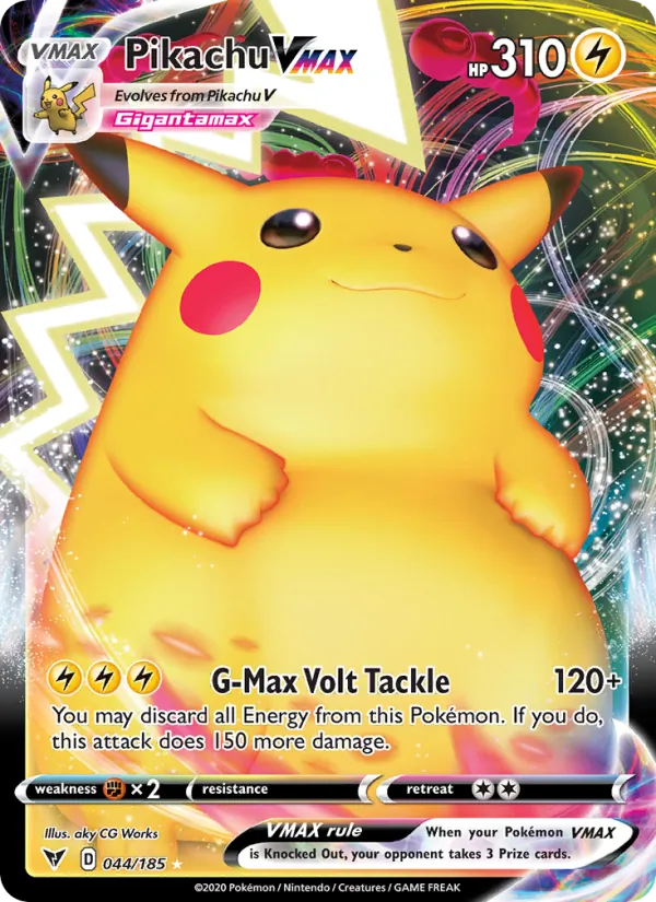 Pikachu VMAX, Vivid Voltage No. 44
