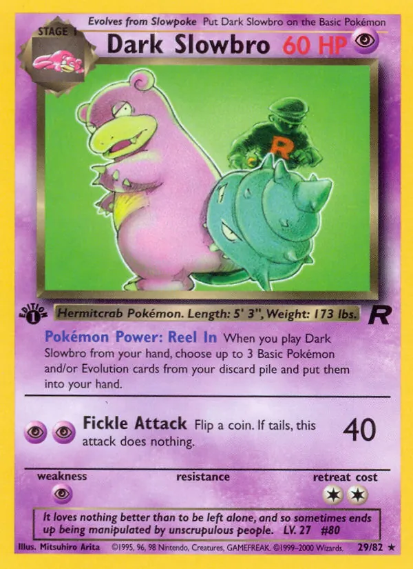 Dark Slowbro, Team Rocket No. 29