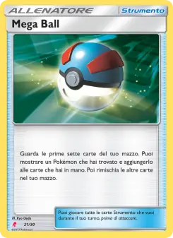 Mega Ball, Sole e Luna trainer Kit (Lycanroc) No. 21 Normal