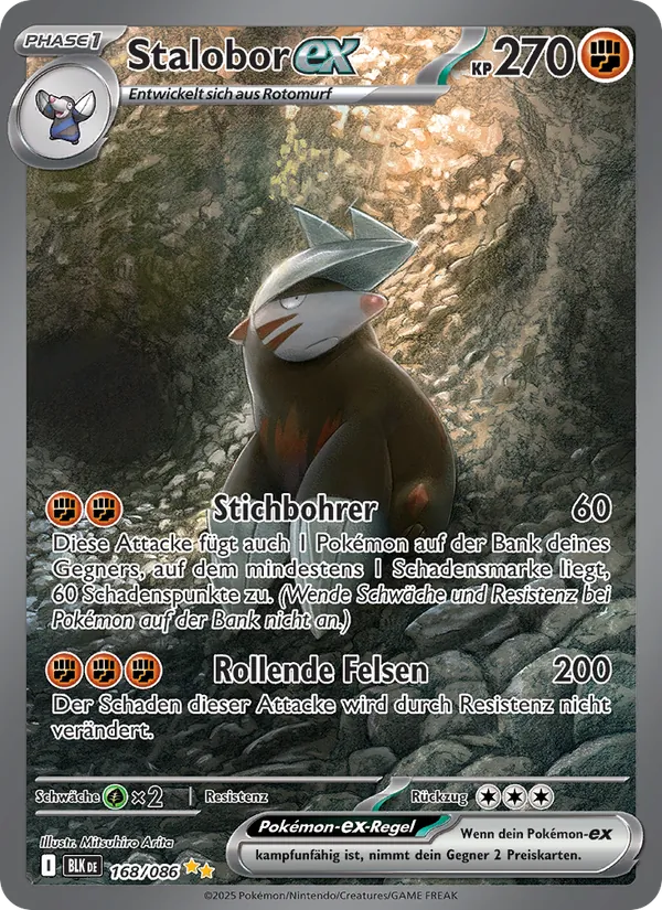 Stalobor-ex, Schwarze Blitze Nº 168