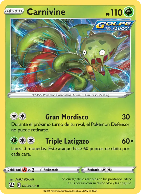 Carnivine, Estilos de Combate Nº 9