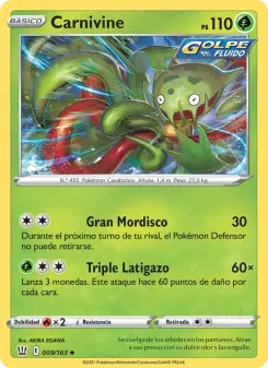 Carnivine, Estilos de Combate No. 9 Normal