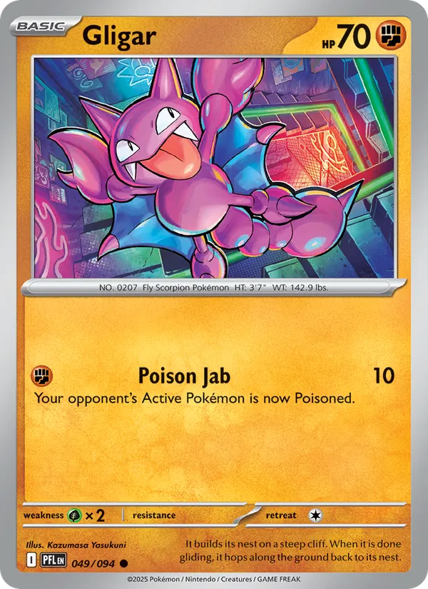 Gligar, Phantasmal Flames No. 049