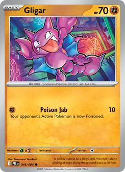 Gligar, Phantasmal Flames No. 049 Normal