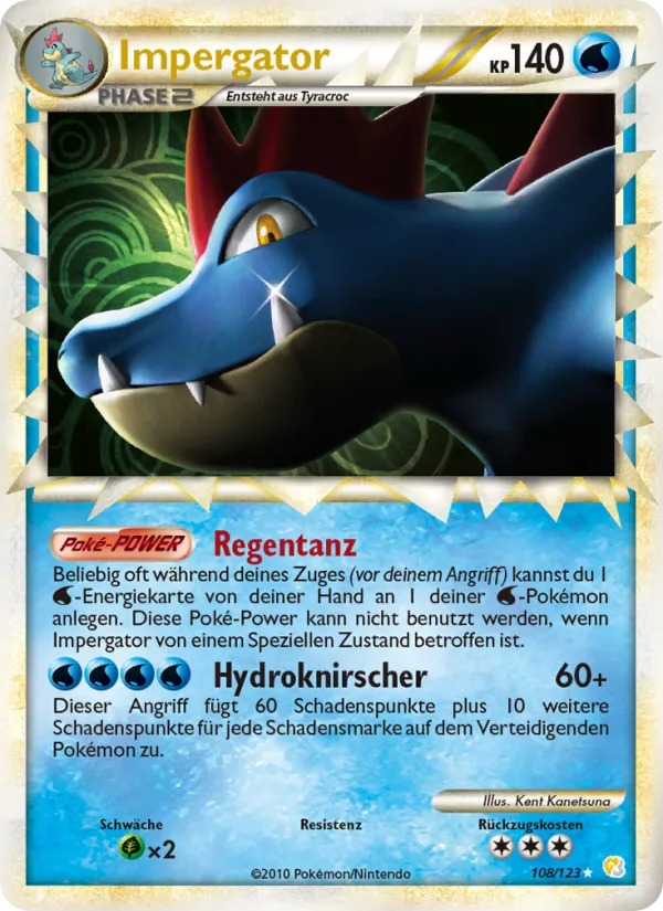 Impergator, HeartGold SoulSilver Nº 108